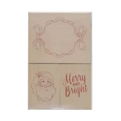 Santa Wood Stamp Set by Recollections&trade;