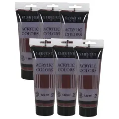 Sargent Art&reg; Acrylic Paint, 120 mL, 6ct. Burnt Umber