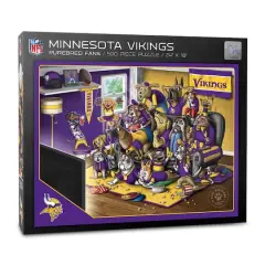 NFL Purebred Fans A Real Nailbiter 500 Piece Puzzle Minnesota Vikings