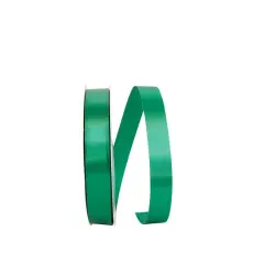 JAM Paper 7/8" x 100yd. Single Face Satin Allure Ribbon Forest