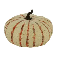 17" Cream & Orange Pumpkin by Ashland&reg;