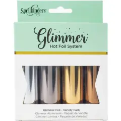 Spellbinders&reg; Glimmer Foil Essential Metallics Variety Pack