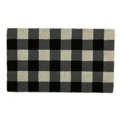 DII&reg; Black & White Buffalo Check Doormat