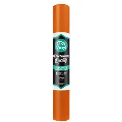 PA Vinyl Fine Glitter Permanent Adhesive Vinyl Orange