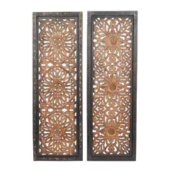 36" Brown Traditional Wall D&eacute;cor Set