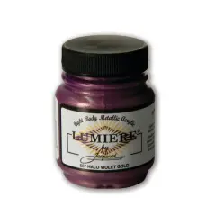 Jacquard Lumiere Metallic Acrylic Paint, 2.25oz. Halo Violet Gold