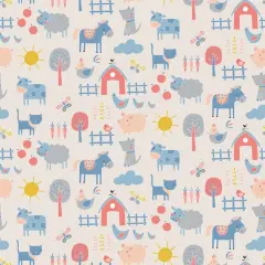 Emma & Mila&reg; Farm Peach Cotton Fabric 8yd. Bolt
