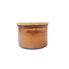 13.5oz. 3 Wick Scented Jar Candle by Ashland&reg; Caramel Apple Crumble