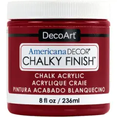 Americana Decor&reg; Chalky Finish&trade; Paint, 8oz. Rouge