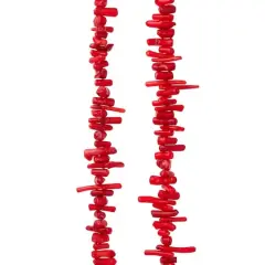 Red Coral Stick Beads by Bead Landing&trade;