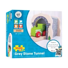 Wooden Grey Stone Tunnel