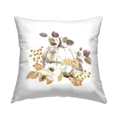 Stupell Industries Minimal Autumnal Botanicals Decorative Printed Throw Pillow