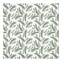 Green Fern Pattern 10" x 10" Cotton Twill Napkin