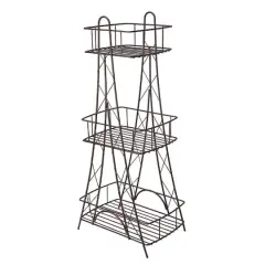 Elle D&eacute;cor Ville Des Lumieres Collection Eiffel Tower 3 Tier Spa Tower