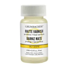 Grumbacher&reg; Transparent Matte Varnish, 2.5oz.