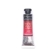 Sennelier French Artists' Watercolor, 10mL 688 Crimson Lake S3