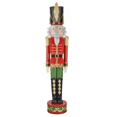Haute Decor 4ft. Red & Green Christmas Nutcracker