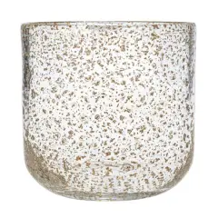 Hello Honey&reg; 8oz. Gold Flecked Clear Drinking Glass