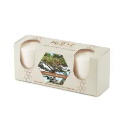 Root Candles Scented 20 Hour Beeswax Blend Votive Candles Gift Box Japanese Cedarwood