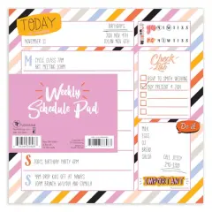 TF Publishing Super Stripe Weekly Square Schedule Pad