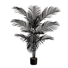 4ft. Artificial Halloween Black Paradise Palm Tree