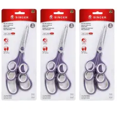 SINGER&reg; Multi-Size Purple 9 Piece Comfort Grip Scissor Set