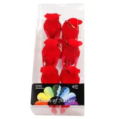JAM Paper Red Cardinals Floral Accessories, 6ct.