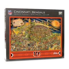 Joe Journeyman NFL 500 Piece Jigsaw Puzzle Cincinnati Bengals