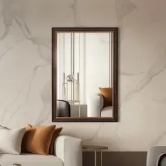 Head West&reg; Oil Rubbed Bronze Rectangular Framed Vanity Wall Mirror