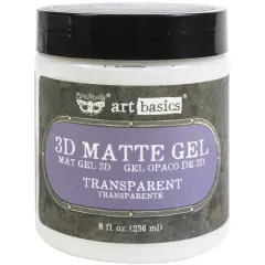 Finnabair&reg; Art Basics Transparent 3D Matte Gel, 8.5oz.