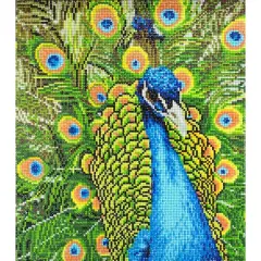 Diamond Art Advanced Peacock Kit