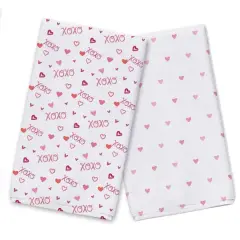 Heart & XOXO Tea Towel Set