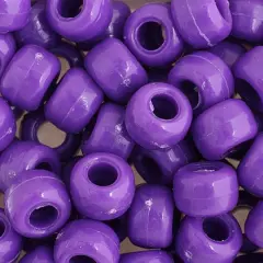 John Bead 9mm Opaque Plastic Pony Beads, 1,000ct. Purple
