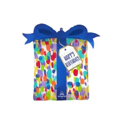SuperShape&reg; 27" Painterly Dots Birthday Balloon