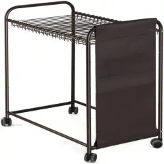 NEX&trade; Brown 20-Hanger Rolling Trolley Closet Organizer