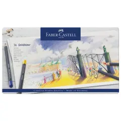Faber-Castell&reg; Goldfaber Colored Pencil Tin 36 Color Set