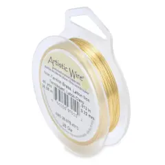 Artistic Wire&reg; 28 Gauge Tarnish Resistant Colored Copper Wire Brass