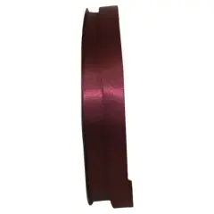 JAM Paper 5/8" x 100yd. Double Face Satin Ribbon Burgundy