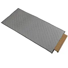 Household Essentials 54" Quilted Table Leaf Storage Bag Gray