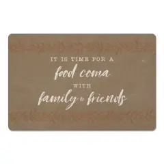 Food Coma Time Floor Mat