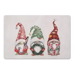 Joy Christmas Gnomes Floor Mat