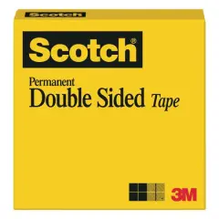 3M Scotch&reg; Double Sided Tape, 3/4" x 36yd.