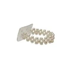 JAM Paper 3-Strand Pearl Bracelet Cream