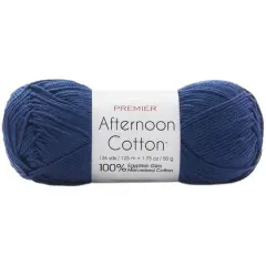 Premier&reg; Afternoon Cotton&trade; Yarn Dark Indigo