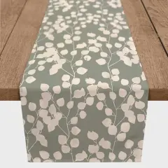 Sage Eucalyptus Cotton Twill Table Runner