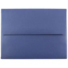 JAM Paper 4.375" x 5.75" Metallic Invitation Envelopes, 25ct. Lapis Lazuli Stardream