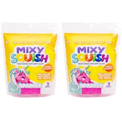 Mixy Squish Sparkle 3 Color Textured Air Dry Clay, 2ct.