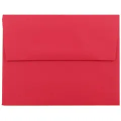 JAM Paper A2 Colored Invitation Envelopes, 50ct. Red