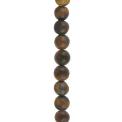 Yellow Tigereye Round Beads, 6mm by Bead Landing&trade;