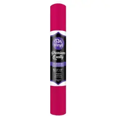 PA Vinyl Flocked Iron On Transfer Film Magenta